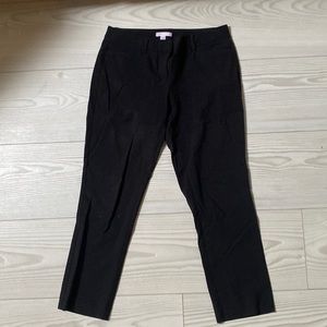 Black crop pants